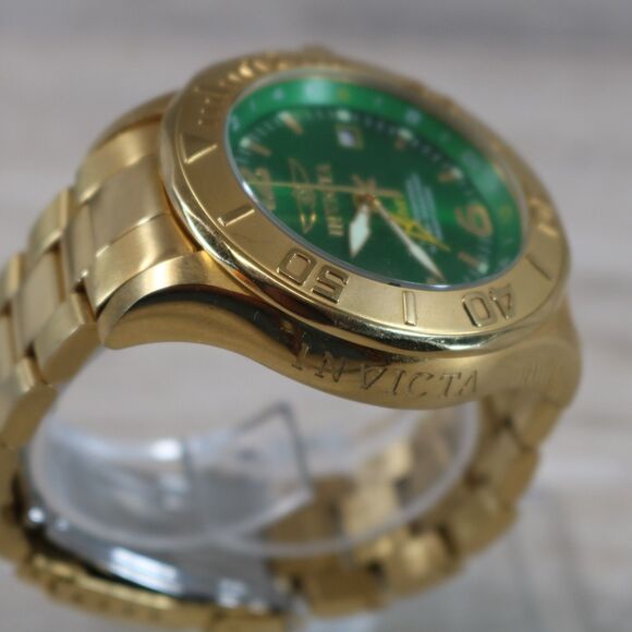 Invicta Pro Diver 6339 Watch – Pre-Owned, New Battery, Round, Green - Picture 3 of 10